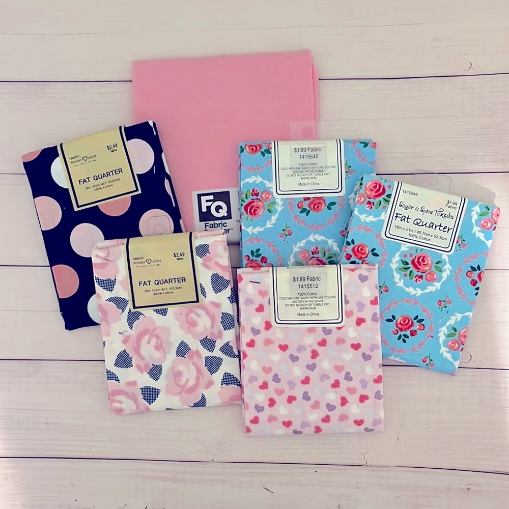Fabric Quarters - lot of 6